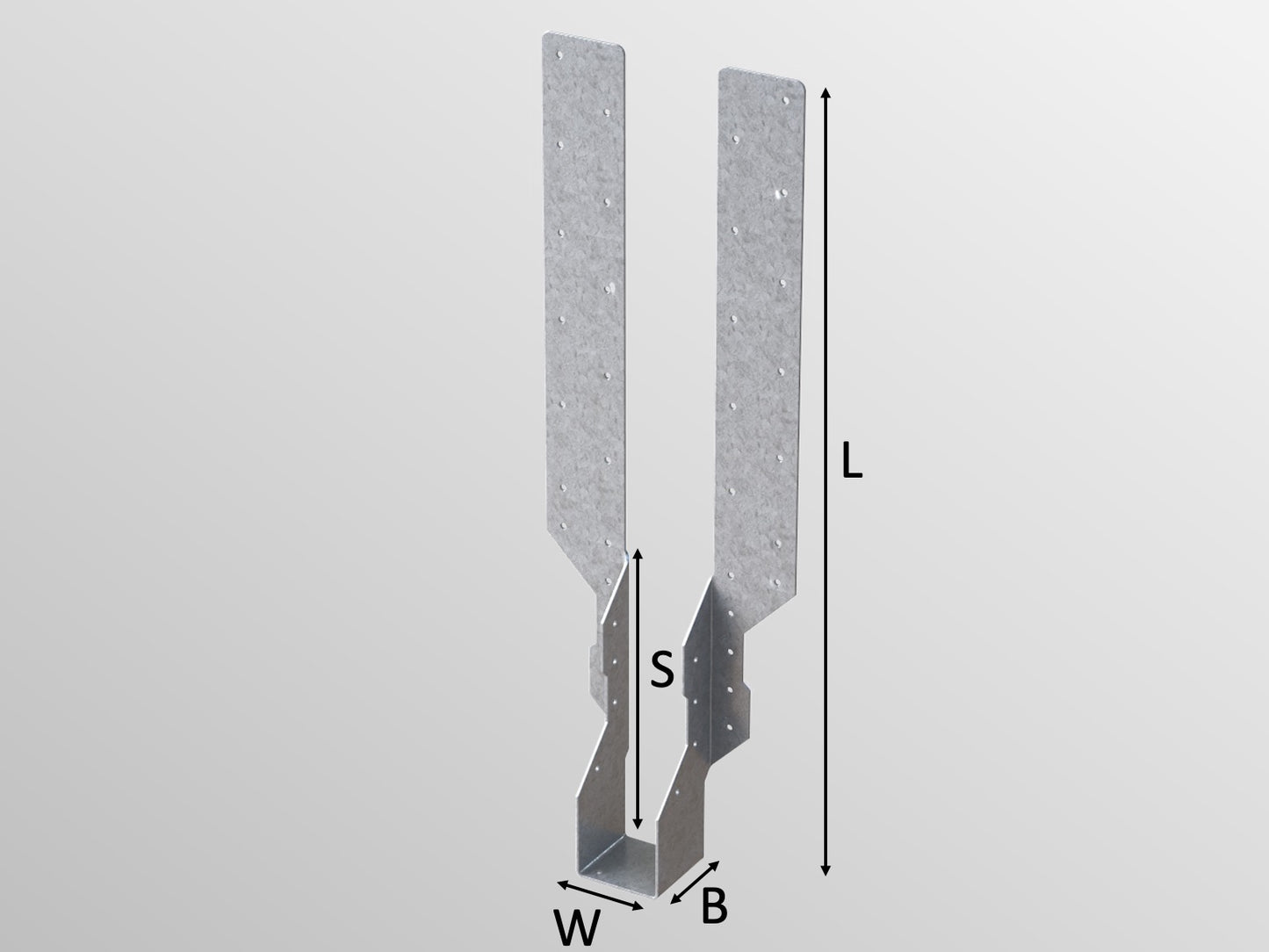 Long Leg Joist Hanger (Suitable for Drop Down) - Medium Duty