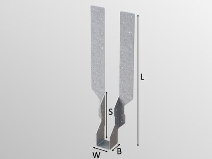 Long Leg Joist Hanger (Suitable for Drop Down) - Medium Duty