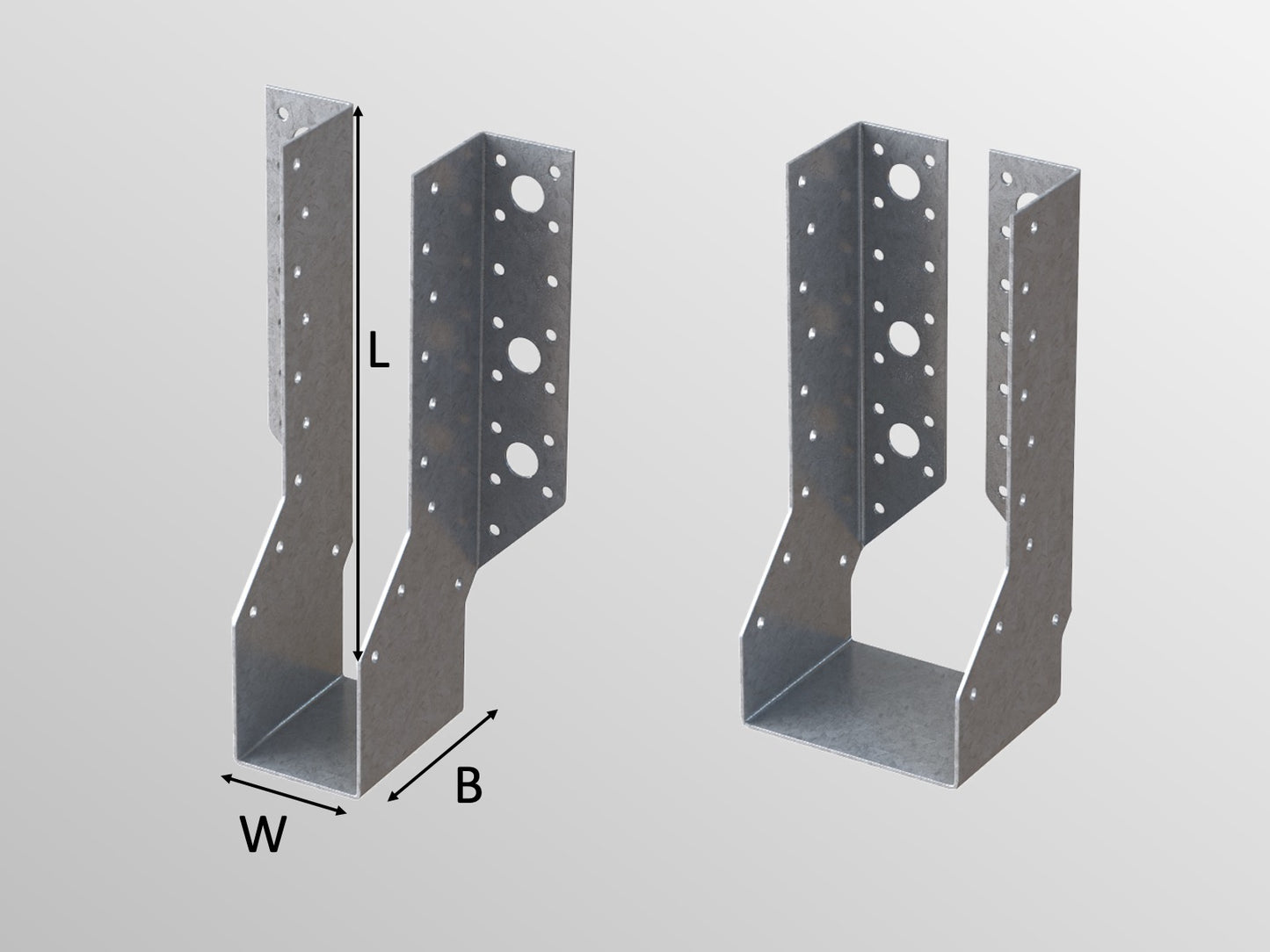 Joist Hangers for Triple Joists (135mm Wide for 3no. 45mm Joists)