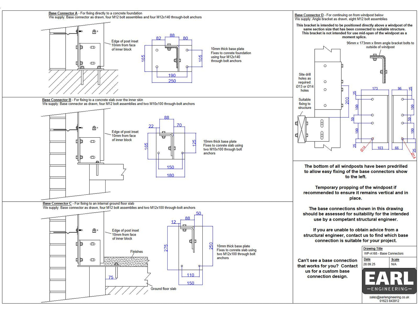 Earl WP-A165 Windpost (WP2 Comparable)